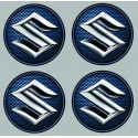 SUZUKI  x 4   Stickers vinyle laminé