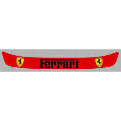 FERRARI Sticker Visière Casque vinyle laminé - cafe-racer-bretagne. clicboutic.com