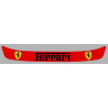 FERRARI Sticker Visière Casque vinyle laminé
