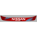 NISSAN Sticker visière Casque vinyle laminé