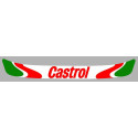 CASTROL Helmet Visor Sunstrip laminated decal