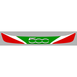 FIAT 500 Helmet Visor Sunstrip Sticker