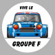 AUSTIN COOPER Groupe F  Sticker  vinyle laminé