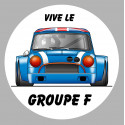 AUSTIN COOPER Groupe F  Sticker  vinyle laminé