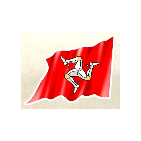 TT ISLE OF MAN  Sticker UV 75mm 