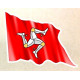 TT ISLE OF MAN  Sticker flag