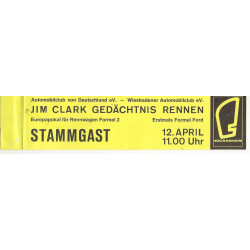 Jim Clark Gedachtnis Rennen HOCKENHEIM sticker  190mm x 45mm