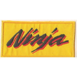 NINJA  Embroidered badge 110mm x 55mm