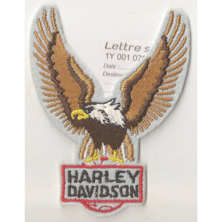 HARLEY DAVIDSON Aigle Ecusson tissus 105mm x 80mm -  cafe-racer-bretagne.clicboutic.com