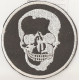  Embroidered badge ROUTE SKULL 75mm x  75mm