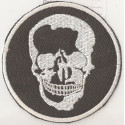  Embroidered badge  SKULL 70mm