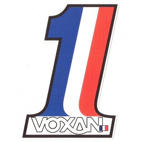 VOXAN Number One Sticker  UV 75mm