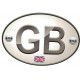  GB  Bike  Sticker 3D UV 75mm x 50mm