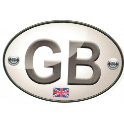  GB  Bike  Sticker 3D UV 75mm x 50mm