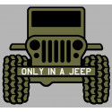 JEEP  lamined sticker