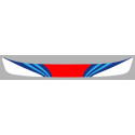 MARTINI Racing Helmet Visor Sunstrip Sticker