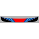 MARTINI Racing Helmet Visor Sunstrip laminated decal