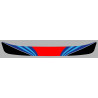 MARTINI Racing Sticker Visière Casque vinyle laminé