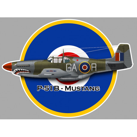 RAF MUSTANG Sticker 