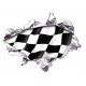  CHEQUERED RIGHT  Sticker 