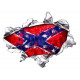 CONFEDERATE Right laminated decal