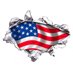 USA GAUCHE Sticker