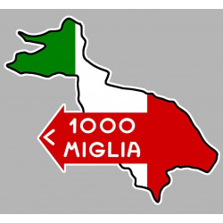 1000 MIGLIA laminated decal