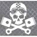 Skull  Sticker  