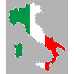 ITALIAN MAP Sticker 