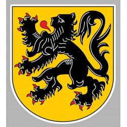 FLAMAND BLASON Sticker 