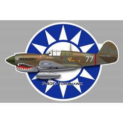 CURTISS P40N TOMAWAW Sticker 