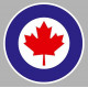 COCARDE CANADA  Sticker 