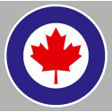 COCARDE CANADA  Sticker vinyle laminé