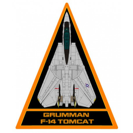 F14 TOMCAT JET TOP GUN   Sticker 