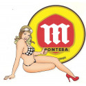 MONTESA right Pin Up  Sticker