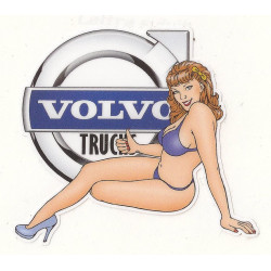  VOLVO Truck left Pin Up Sticker  UV 