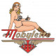 MOBYLETTE  right Pin Up Sticker UV 
