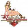 MOBYLETTE  right Pin Up Sticker 