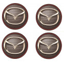 MAZDA  x 4  Stickers vinyle laminé