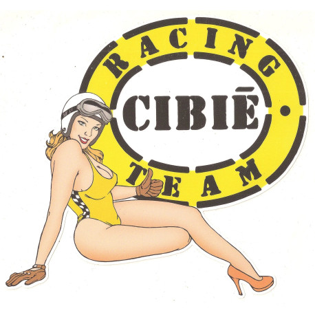  CIBIE  Pin up Sticker 