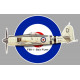 HAWKER SEA FURY WW2 sticker UV