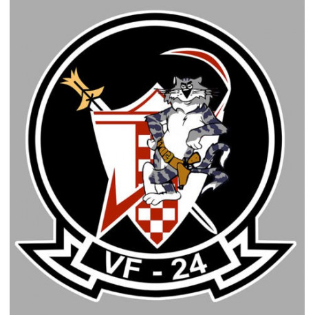 VF24 TOMCAT FIGHTING  SQUADRON sticker