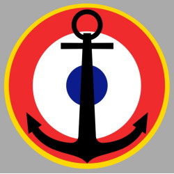 Marine Francaise target Laminated decal