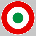 ITALIAN target laminated decal