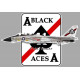 F14A TOMCAT BLACK ACES  Sticker  