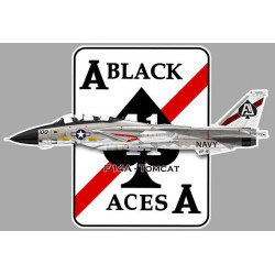F14A TOMCAT BLACK ACES  Sticker UV   