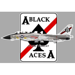 F14A TOMCAT BLACK ACES  Sticker  