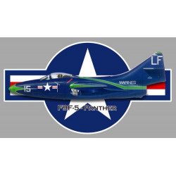 PANTHER F9F  Sticker UV   