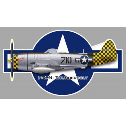 THUNDERBOLT P-47   Sticker UV   