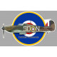 HAWKER HURRICANE Sticker UV   